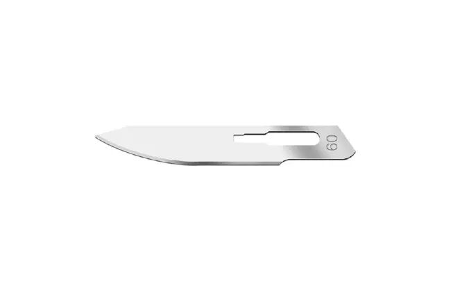 Cincinnati Surgical - 0260CS - Surgical Blade Carbon Steel No. 60 NonSterile Disposable Individually Wrapped