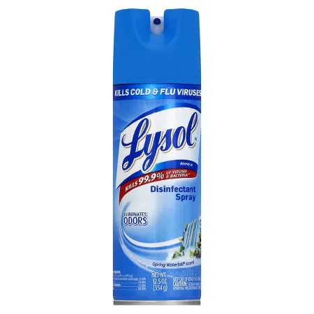 Lagasse - Lysol - RAC02845 -   Surface Disinfectant Alcohol Based Aerosol Spray Liquid 12.5 oz. Can Spring Waterfall Scent NonSterile
