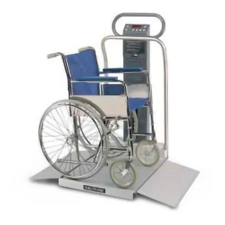 Welch Allyn - 6702SP-XX-X - Wheelchair Scale Digital Display Chrome Ac Adapter / Battery Operated