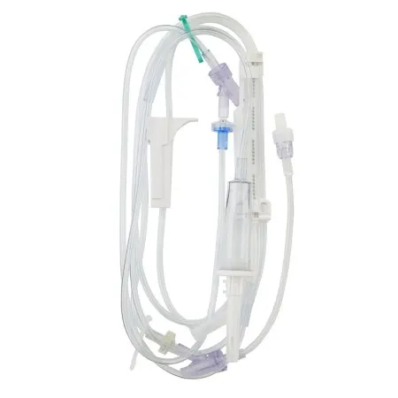 B. Braun - Infusomat Space - 490102 - IV Pump Set Infusomat Space Pump 2 Ports 20 Drops / mL Drip Rate Without Filter 114 Inch Tubing Solution