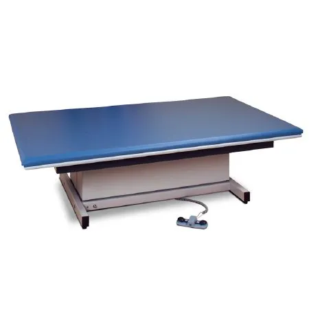 Clinton Industries - 253-57-3SB - Hi-Lo Upholstered Mat Platform 5 W X 7 L Foot 22 to 34 Inch Height 600 lbs. Weight Capacity