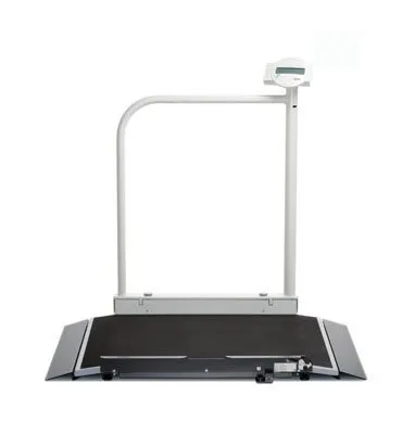 Seca - Karman - From: 6761321108 To: 676KG - EMR validated wheelchair scale with handrail and transport castors