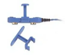 Natus Medical - 019-421000 - Snap-on T-bar Handle Natus Blue For Use With Emg Bipolar Bar Electrodes
