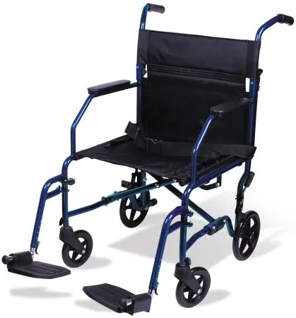 Apex-Carex - Classics - FGA33677 0000 - Transport Chair Classics Steel Frame 300 lbs. Weight Capacity Black Upholstery