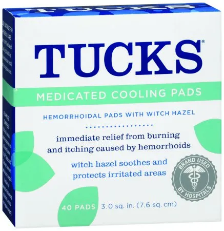Blistex - Tucks - 041388520407 - Hemorrhoid Relief Tucks Pad 40 per Box