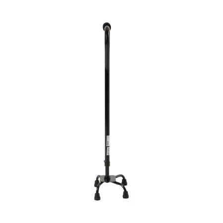 McKesson - 146-RTL10310 - Small Base Quad Cane Steel 30 to 39 Inch Height Black