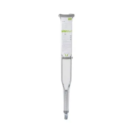 McKesson - 146-10402-8 - Underarm Crutches Aluminum Frame Tall Adult 350 lbs. Weight Capacity Push Button / Wing Nut Adjustment