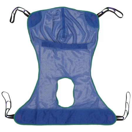 McKesson - 146-13221L - Full Body Commode Sling 4 or 6 Point Without Head Support Large 600 lbs. Weight Capacity