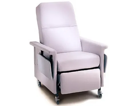 Champion - 59 Series - 596T56-F7P - Manual Relax Recliner 59 Series Gray Vinyl 3 Inch Casters