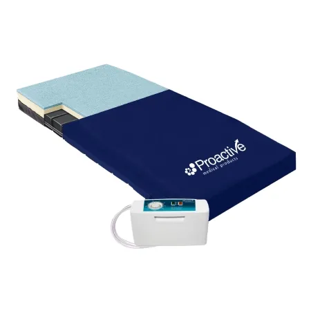 Proactive Medical - Protekt Supreme Support - 94001P - Bed Mattress Protekt Supreme Support Alternating Pressure / Low Air Loss 35 W X 80 D X 7 H Inch