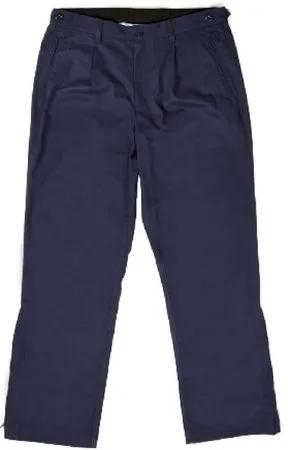 Narrative Apparel - MPPWZ1003 - Pants Authored® Single Pleat 38 X 30 Inch Navy Blue Male