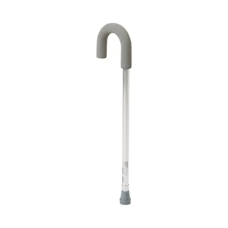McKesson - 146-RTL10342 - Round Handle Cane  Aluminum 28 3/4 to 37 3/4 Inch Height Silver