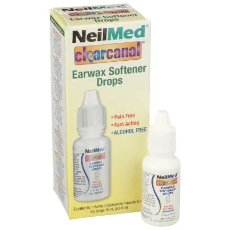 Geri-Care - NeilMed - Q339-05-NEI - Ear Wax Remover NeilMed 0.5 oz. Otic Drops 6.5% Strength Carbamide Peroxide
