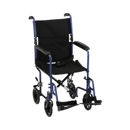 Nova Ortho-med - From: 329B To: 329R  Transport Chair  19In. Lightweight With Swing Away Footrests