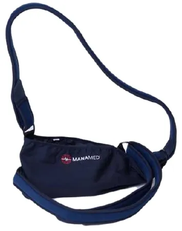 Manamed - ManaEZ  Sling - EZSL01 S - Shoulder Immobilizer With Waist Strap Manaez Sling Small Cotton / Foam / Nylon / Plastic D- Ring / Hook And Loop Strap Closure Envelope Left Or Right Arm