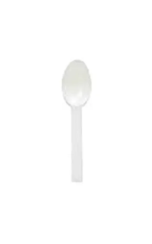 RJ Schinner Co - Empress - E175008 - Taster Spoon Empress Medium Weight White Plastic