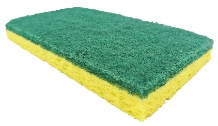 RJ Schinner Co - SC200 - Scouring Sponge / Pad Medium Duty Yellow / Green Nonsterile Cellulose 3/4 X 3-3/8 X 6 Inch Reusable