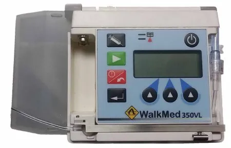 WalkMed Infusion - WalkMed 350VL - 010-204609 - Ambulatory Infusion Pump WalkMed 350VL 9 Volt Alkaline Battery 1 to 1 999 mL Volume LCD