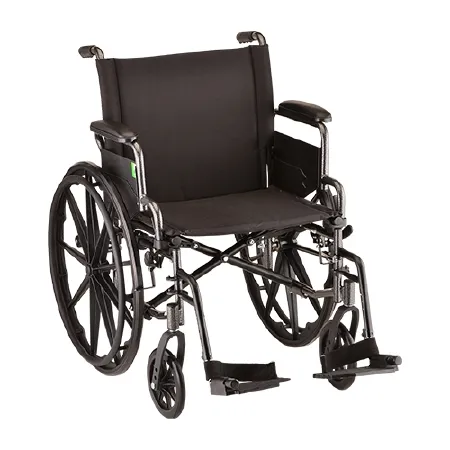 Nova Ortho-med - 7200L - Wheelchair- 20In. Lightweight With Flip Back Desk Arm & Swing Away Footrest