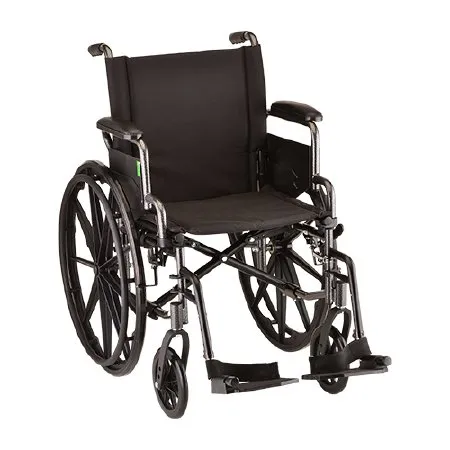 Nova Ortho-med - From: 7160L To: 7181L  Wheelchair  16In. Lightweight With Flip Back Desk Arm & Swing Away Footrest