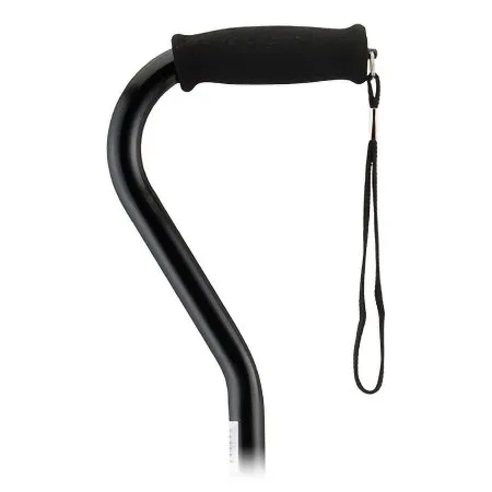 Nova Ortho-med - From: 1060BK To: 1060SI  Aluminum Cane Offset Handle W/ Strap