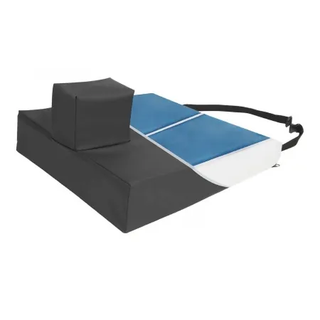Proactive Medical Products - Protekt - 76055GP - Wedge Seat Cushion With Pommel Protekt 24 X 18 X 4 Inch Foam