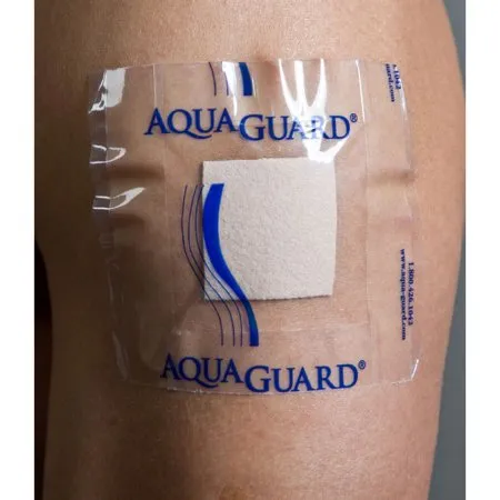 TIDI Products - AquaGuard Shower Sheet Cover - 50004-RPK - Wound Protector AquaGuard Shower Sheet Cover 4 X 4 Inch