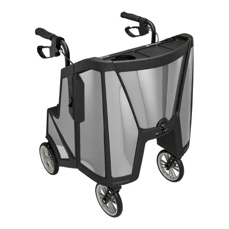 Motivo - Tour - From: 10003TRMB To: 10003TRRR -  4 Wheel Rollator  Pure Silver Adjustable Height / Folding Carbon Fiber Frame