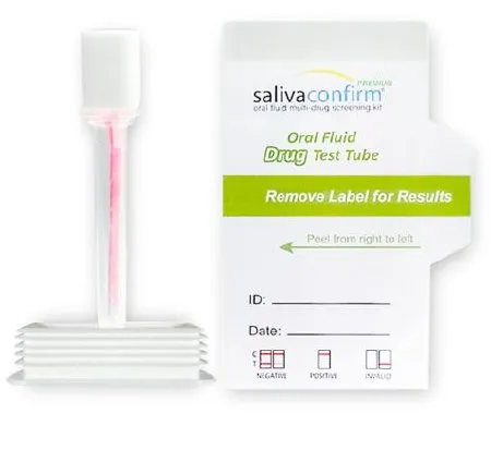 Confirm Biosciences - Salivaconfirm Premium - HE-ORAL-254IPR - Drugs Of Abuse Test Kit Salivaconfirm Premium Amp50, Coc20, Mamp/met50, Opi40, Thc12 25 Tests For Employment / Insurance Use