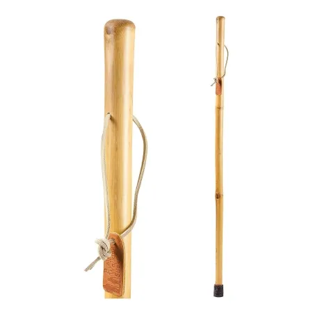 Mabis Healthcare - Brazos Free Form - 602-3000-1151 - Walking Stick Brazos Free Form Wood 55 Inch Height Bamboo