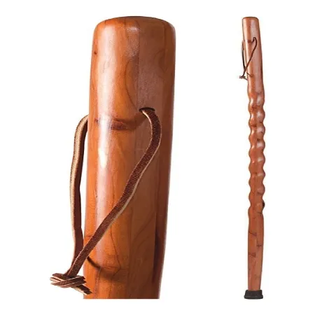 Mabis Healthcare - Brazos Twisted - 602-3000-1253 - Walking Stick Brazos Twisted Wood 58 Inch Height Aromatic Cedar
