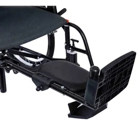 Feather Mobility - ELR-FCM18-BK-EB - Wheelchair Elevating Legrest For Feather Wheelchair