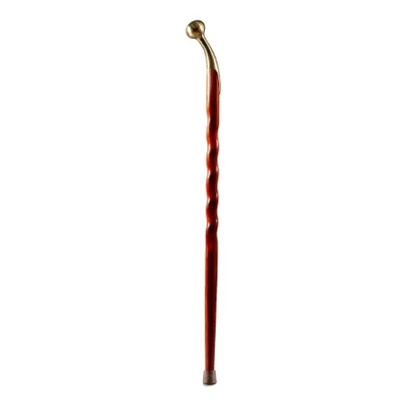 Mabis Healthcare - Brazos Twisted - 502-3000-0192 - Walking Stick Brazos Twisted Wood 37 Inch Height