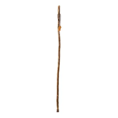 Mabis Healthcare - Brazos Free Form - 602-3000-1157 - Walking Stick Brazos Free Form Wood 48 Inch Height Ironwood