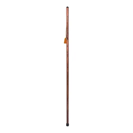 Mabis Healthcare - Brazos Free Form - 602-3000-1241 - Walking Stick Brazos Free Form Wood 55 Inch Height Red