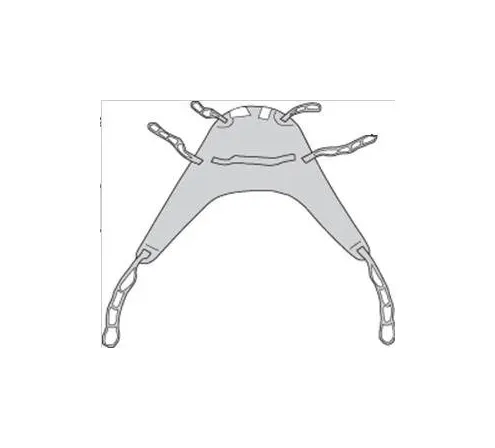 Drive Devilbiss Healthcare - Drive Medical - From: 13262L To: 13262S -  Seat and Back Divided Leg Sling 4 or 6 Point With Head Support Straps Attached Large 450 lbs. Weight Capacity