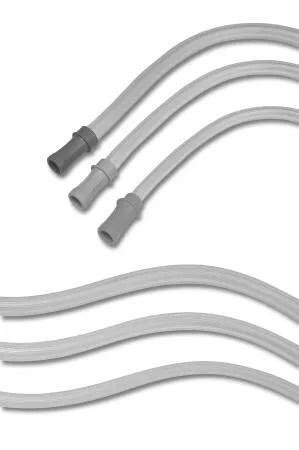 Conmed/Linvatec - Conmed - 0036470 -  Suction Connector Tubing 1 1/2 Foot Length 0.188 Inch I.D. Sterile Female Connector Clear Smooth OT Surface NonConductive Plastic