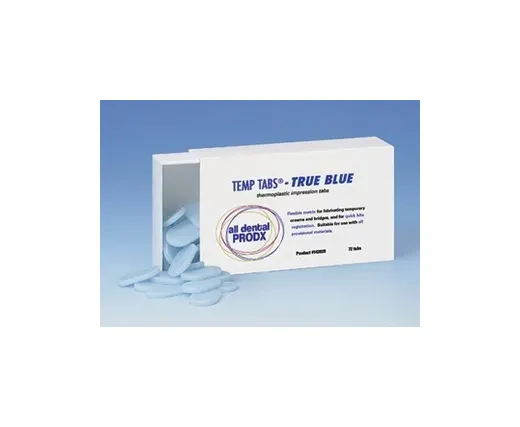 AdProdx - From: 143020 To: 143033 - TEMP TABS TRUE Thermoplastic Tabs, Biocompatible material for many chairside uses including a chairside delive nightguard 72 count box