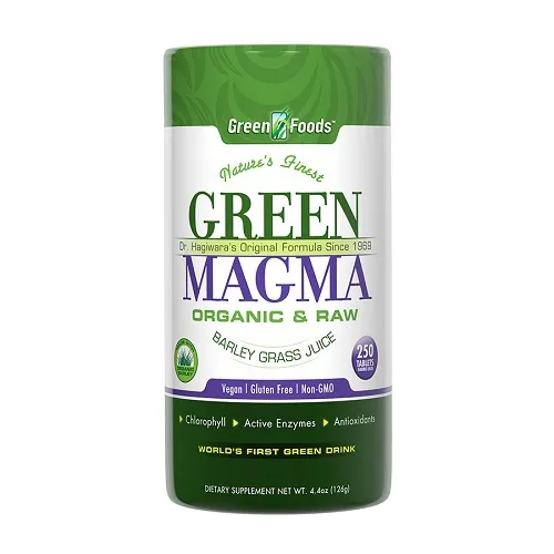 Green Foods - From: 233872 To: 233874 - Magma Barley Grass Juice 250 tablets Organic & Raw