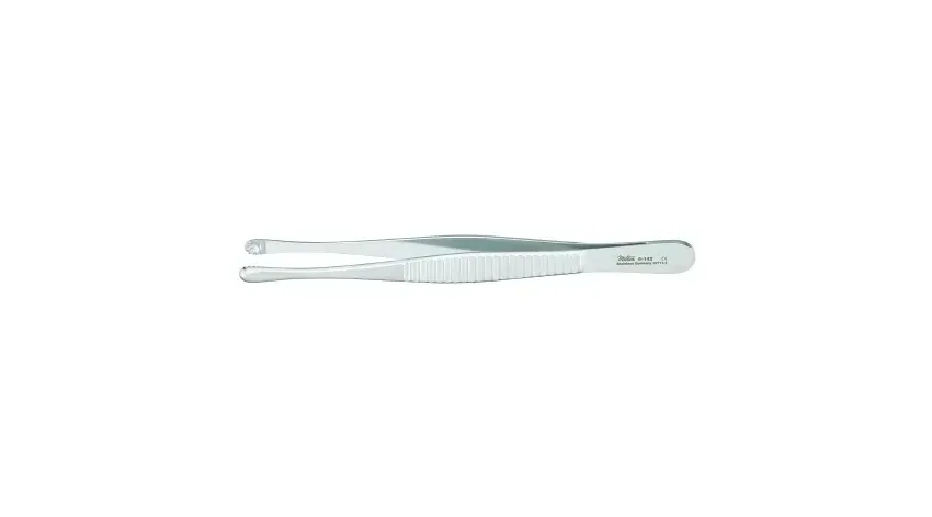 Integra Lifesciences - Miltex - 6-142 - Tissue Forceps Miltex Russian 6 Inch Length Or Grade German Stainless Steel Nonsterile Nonlocking Thumb Handle Straight Serrated Tips