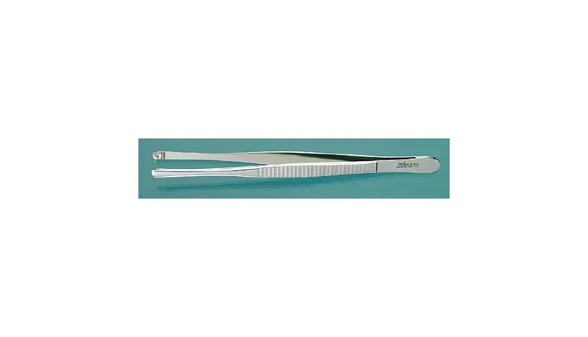 Integra Lifesciences - Miltex - 6-145 - Tissue Forceps Miltex Russian 10 Inch Length Or Grade German Stainless Steel Nonsterile Nonlocking Thumb Handle Straight Serrated Tips