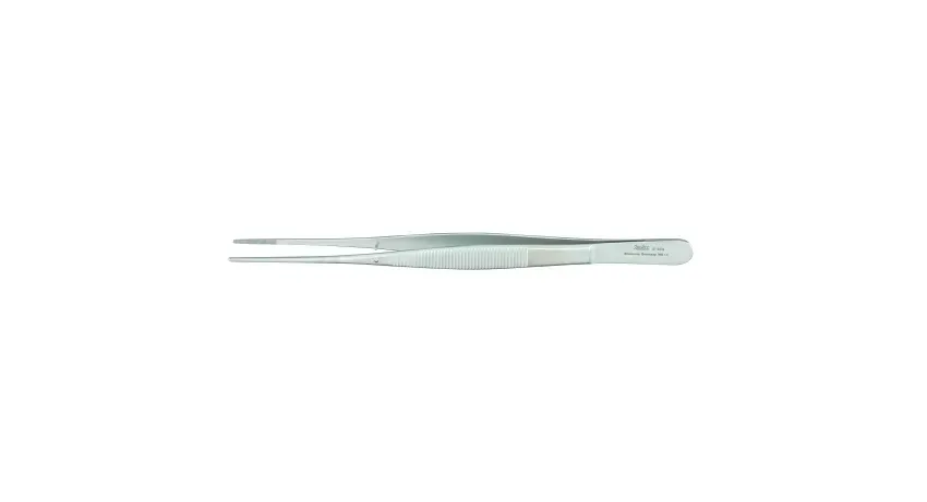 Integra Lifesciences - Miltex - 6-154 - Dressing Forceps Miltex Potts-smith 7 Inch Length Or Grade German Stainless Steel Nonsterile Nonlocking Thumb Handle Straight Serrated Tip