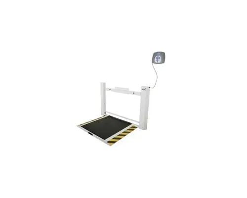 Pelstar - 2900KG-AM-BT-C - Wheelchair Scale Wall-Mounted Fold-Up Antimicrobial KG Only EMR Connectivity via Pelstar Wireless Technology 6 D Batteries Not Included For Sales into Canada Only -DROP SHIP ONLY-
