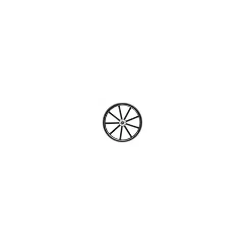 Aftermarket Group - 301998 - Wheel Assembly, 25 Inch, 559mm, Alloy Radial Spoked, 1/2 Inch Bearing, 2 Inch Recessed ABSD, Specify, Tire, Tube and Handrim