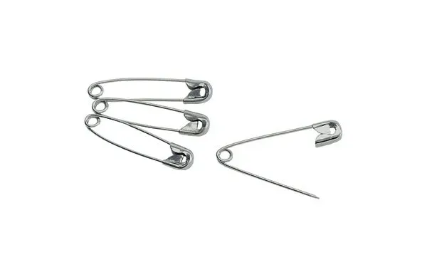 Graham Field Health Products - From: 3039-2 C To: 3039-3 C - Graham Field Safety Pin Number 2 Nickel Plated Steel