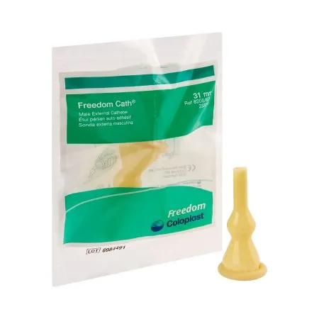 Coloplast - Freedom Cath - 8205 - Male External Catheter Freedom Cath Self-Adhesive Seal Latex Intermediate