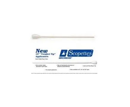 Birchwood Laboratories - Scopettes Jr. - 34-7027-12 -  Proctoscopic Swabstick  8 Inch Length NonSterile