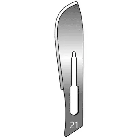 Sklar - 06-3105 - Surgical Blade Sklar Stainless Steel No. 21 Sterile Disposable Individually Wrapped
