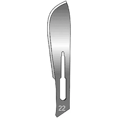 Sklar - 06-3022 - Surgical Blade Sklar Carbon Steel No. 22 Sterile Disposable Individually Wrapped