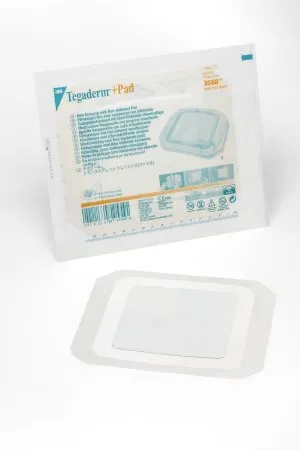 3M - 3588 - Tegaderm +Pad Transparent Film Dressing with Pad Tegaderm +Pad 6 X 6 Inch Frame Style Delivery Square Sterile